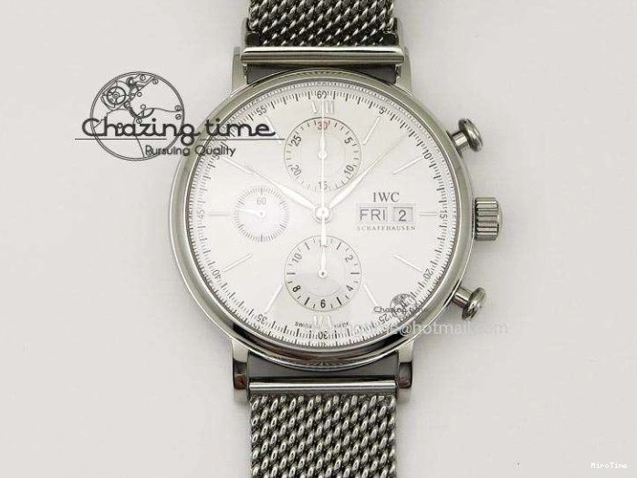 MIROTIME 0419 MARK XVIII Le Petit Prince IW327004 SS FKF 1:1 Best Edition Blue Dial On Brown Leather Strap Trendsetting 7117